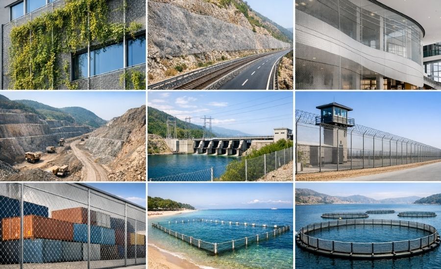 Çelik Ağ Kullanım Alanları